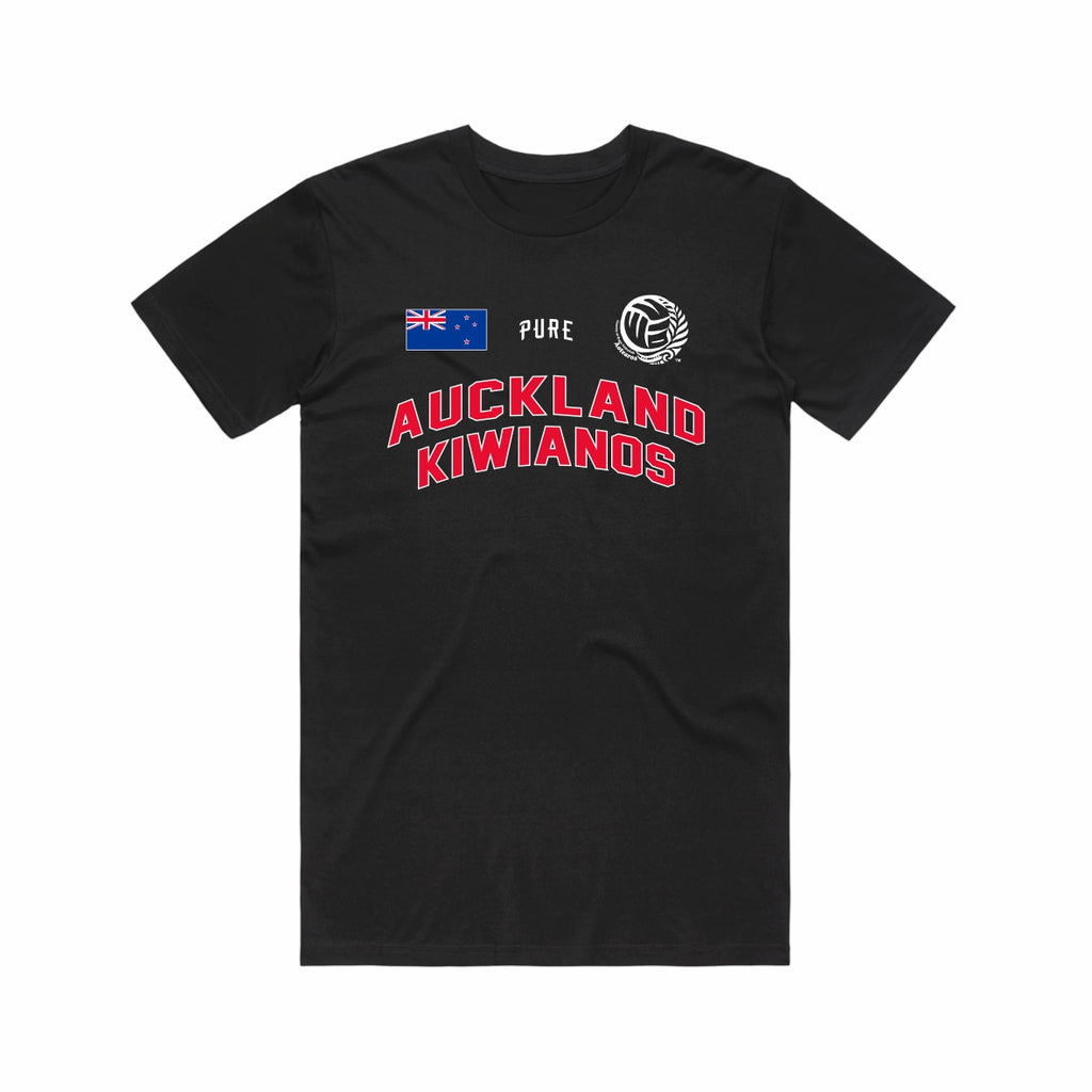 Auckland Kiwianos Tee - Black
