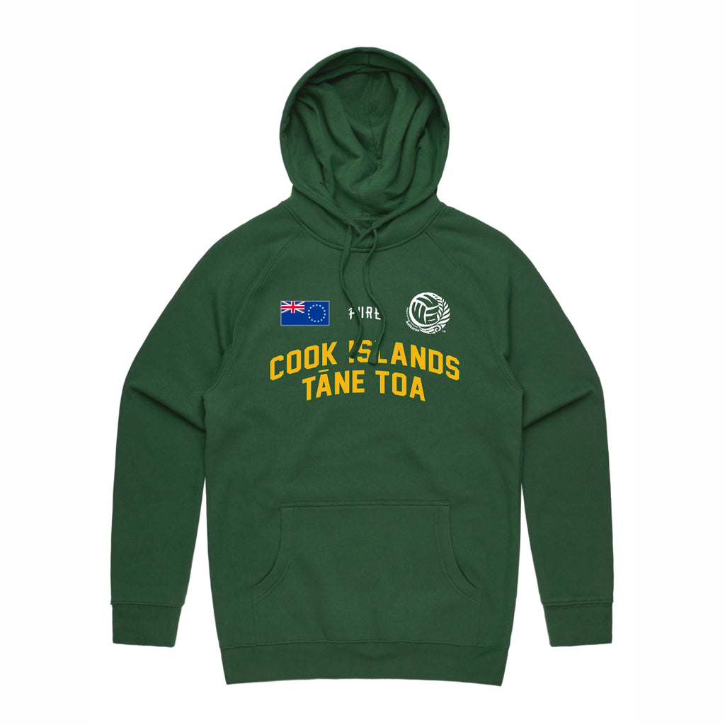 Cook Island Tane Toa Hoodie - Forest