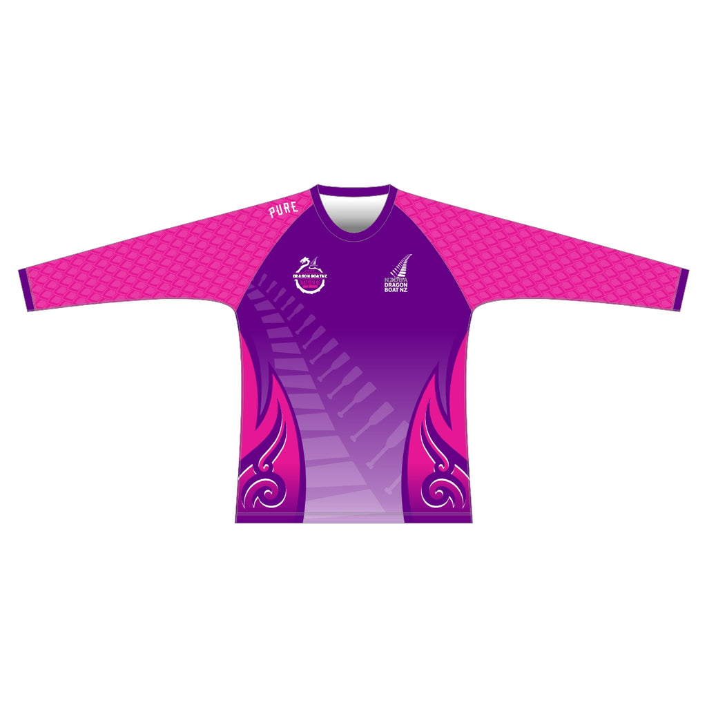 2024 Dragon Boat Nationals Dry Fit LS Tee 2 - Purple