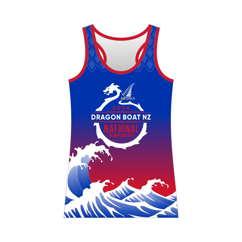 2024 Dragon Boat Nationals Racerback Singlet 1 - Blue