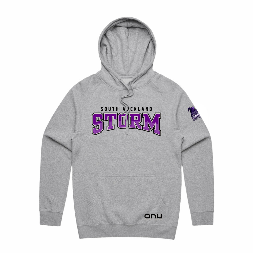 South Auckland Storm Hoodie - Grey Marle