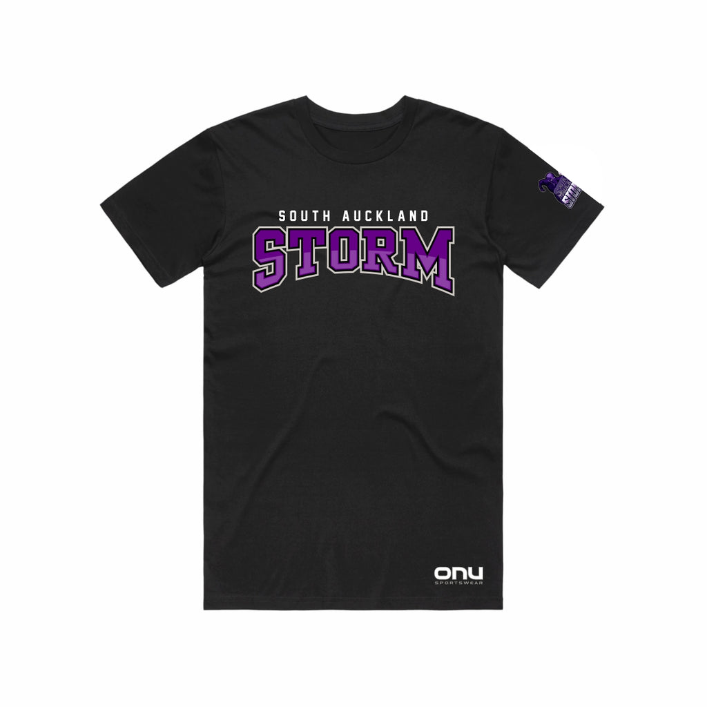 South Auckland Storm Tee - Black