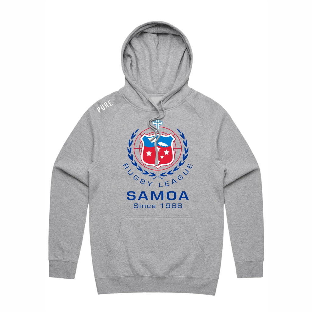 Samoa Rugby League Hoodie - Grey Marle