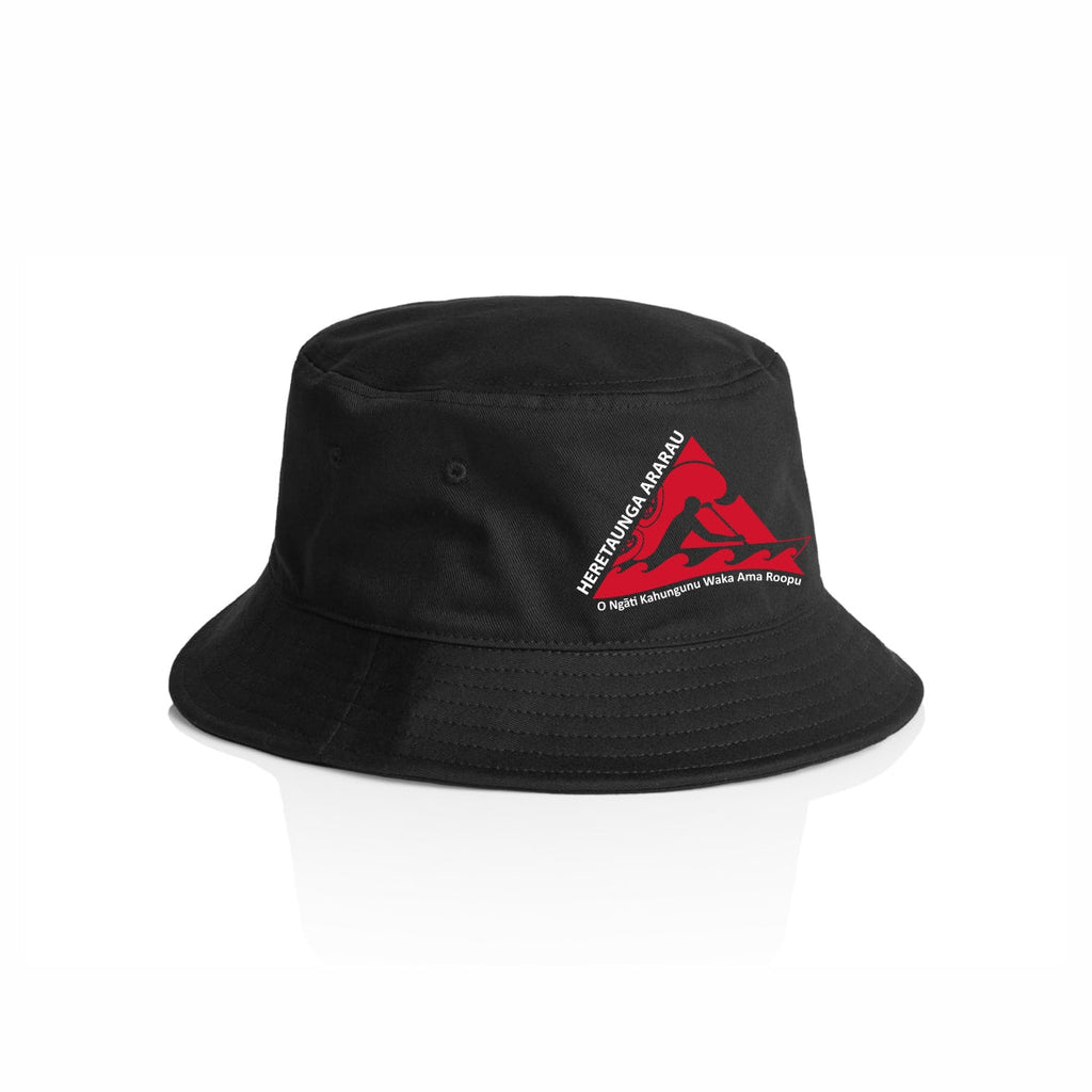 Heretaunga Ararau Bucket Hat - Black