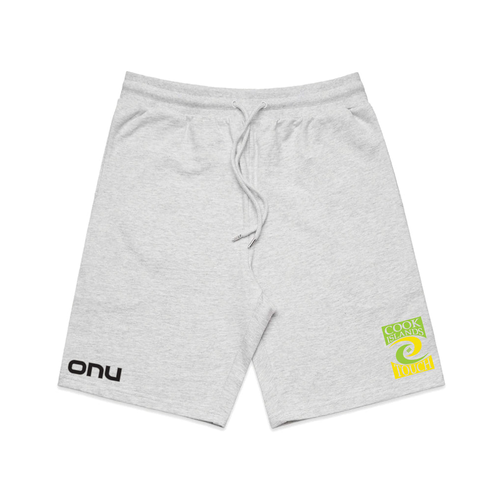 Cook Islands Touch Sweat Shorts - White Marle