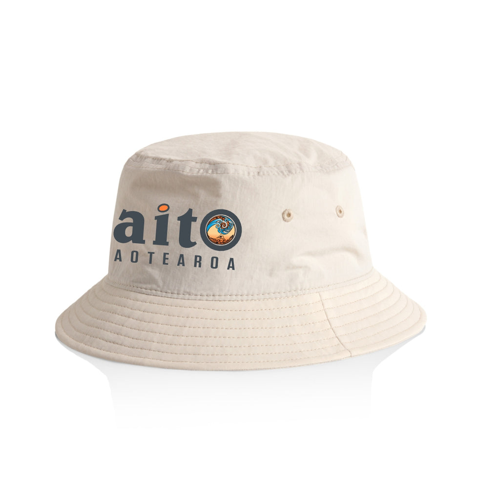 Aotearoa Aito 2024 Nylon Bucket Hat - Bone