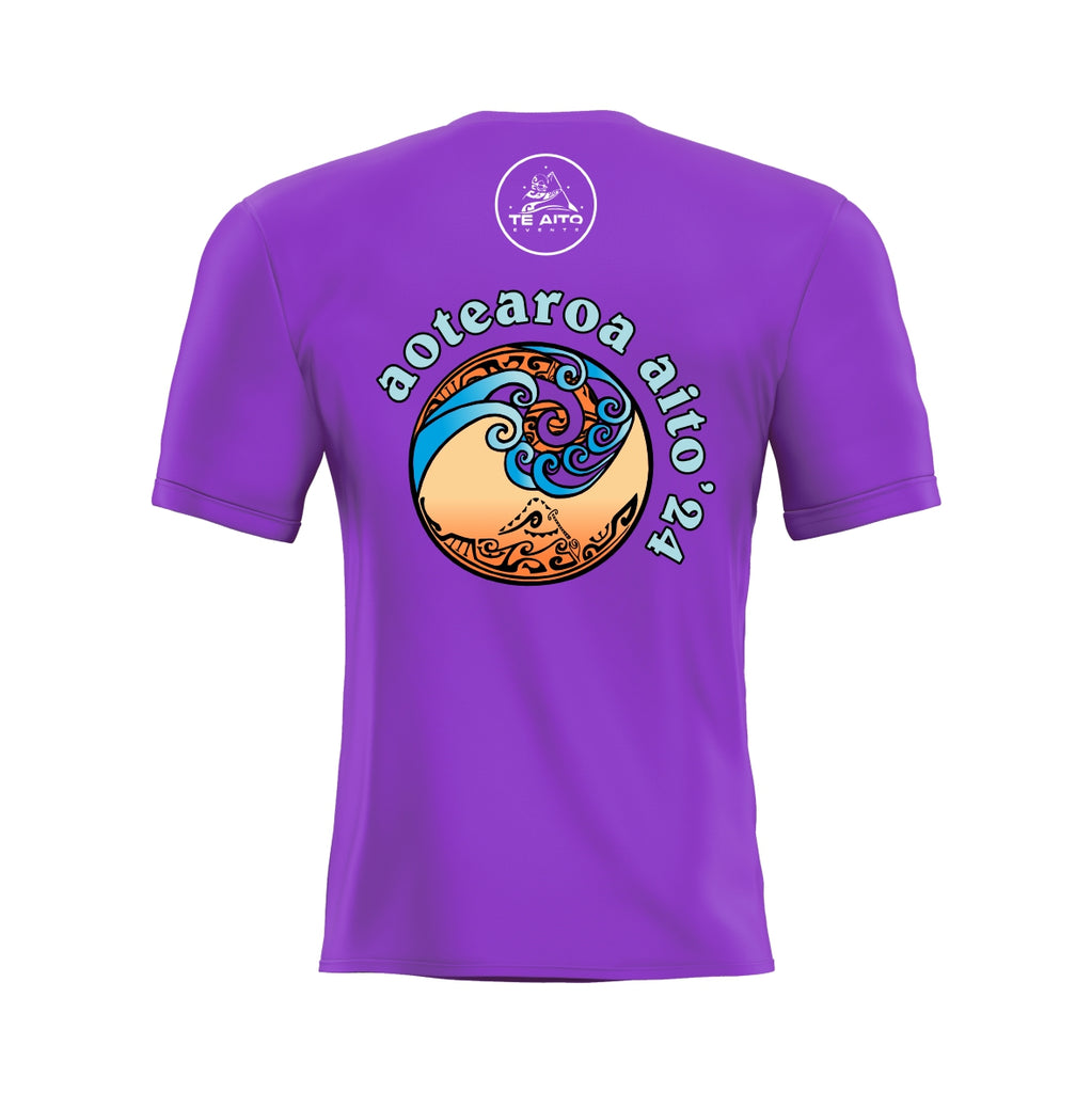 Aotearoa Aito 2024 Dri-Fit Race Shirt - Purple