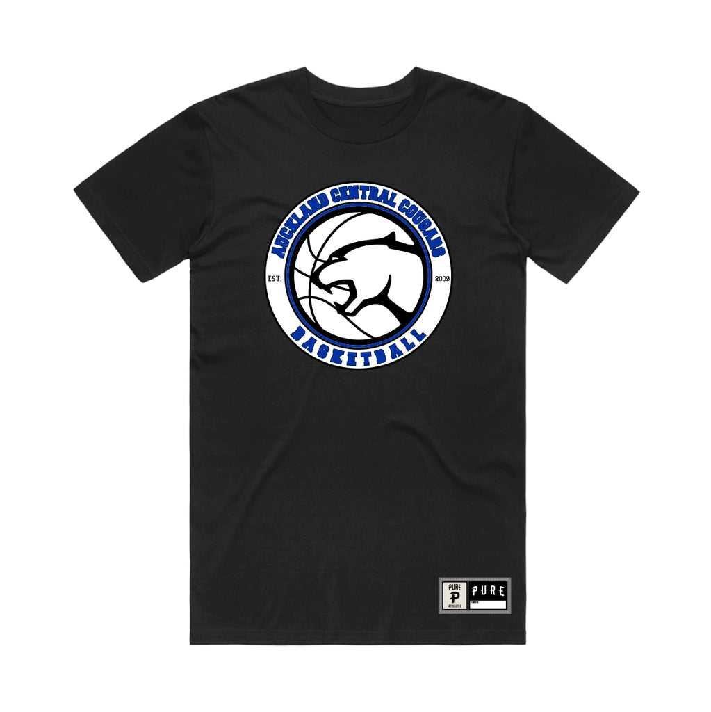Auckland Central Cougars Tee - Black