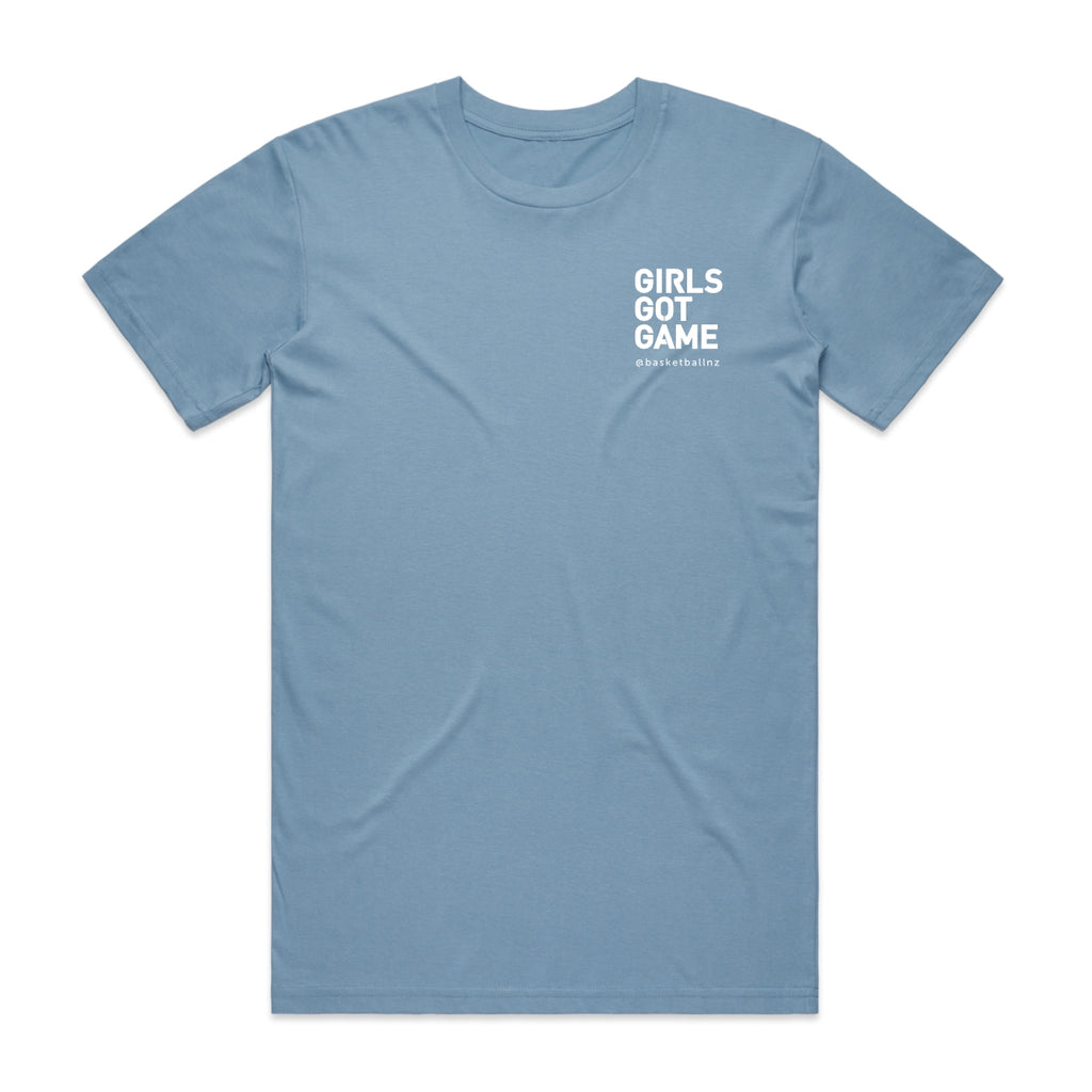 Girls Got Game Tee - Carolina Blue