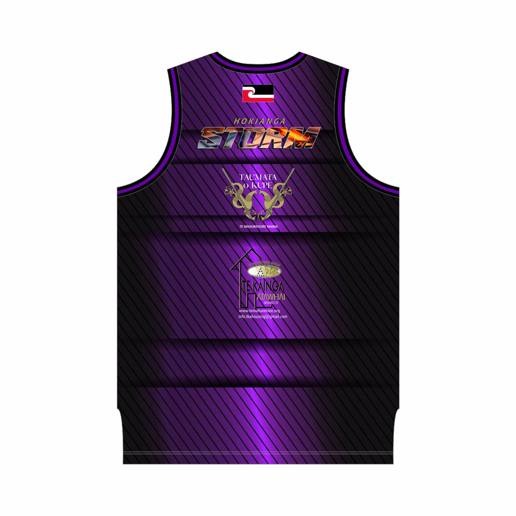 Hokianga Maori Rugby League - Dry Fit Basketball Singlet