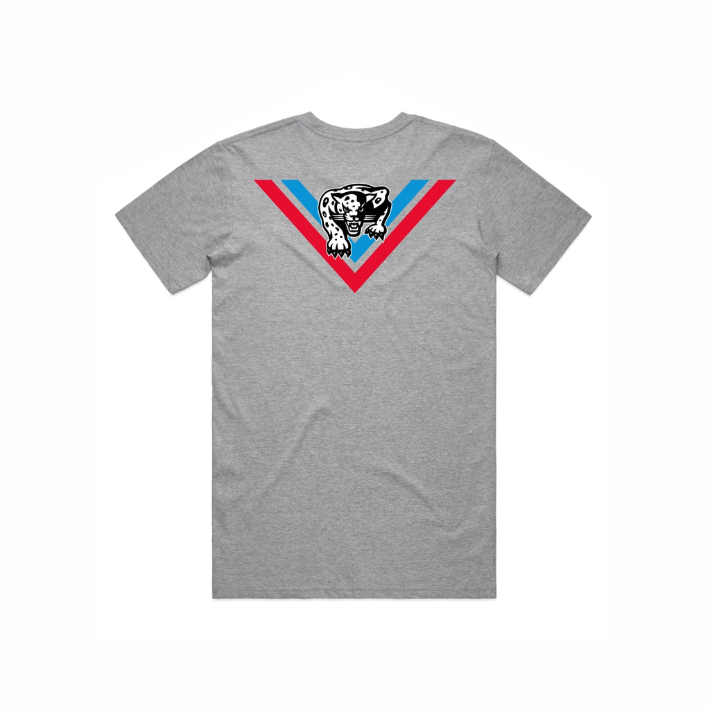 Pakuranga Jaguars Tee - Grey Marle