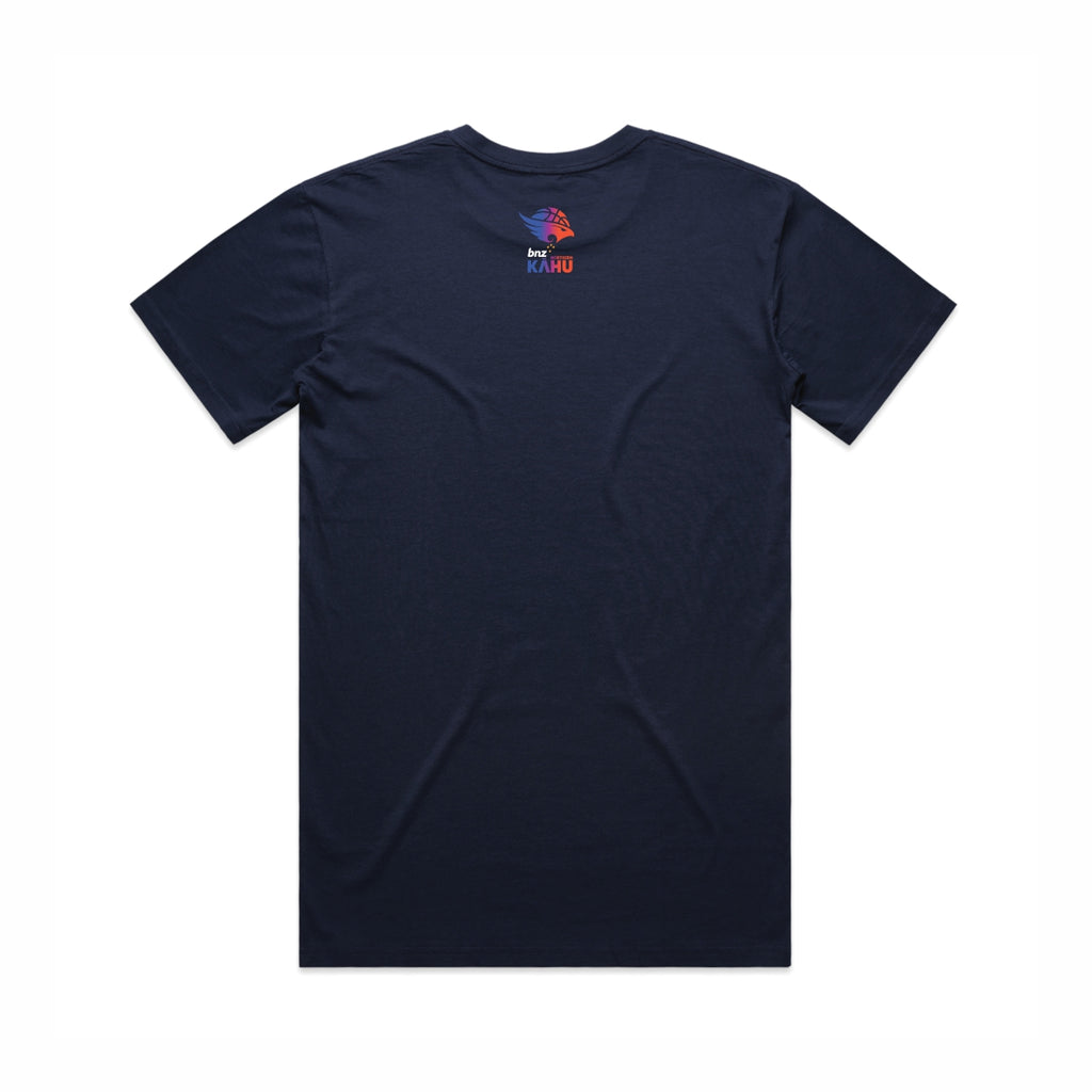 Kahu Womens Pro Basketball Gradient Tee - Navy