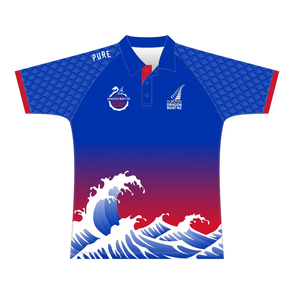 2024 Dragon Boat Nationals Polo 1 - Blue