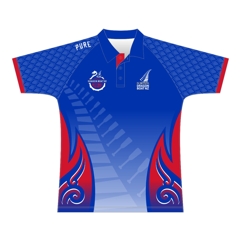 2024 Dragon Boat Nationals Polo 2 - Blue