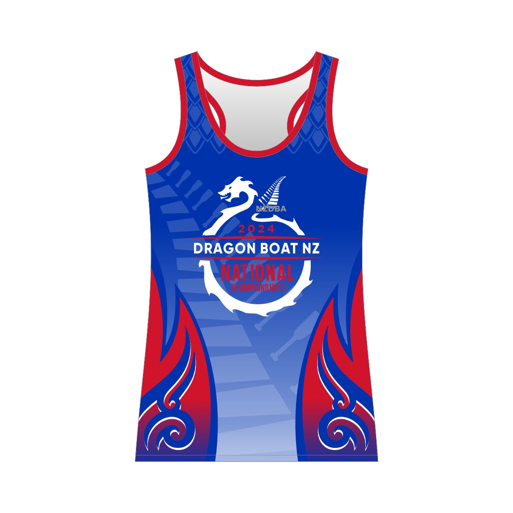 2024 Dragon Boat Nationals Racerback Singlet 2 - Blue