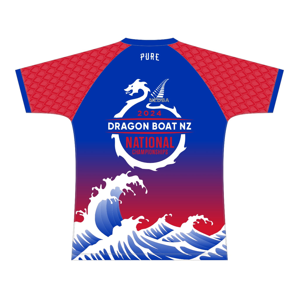 2024 Dragon Boat Nationals Dry Fit Tee 1 - Blue