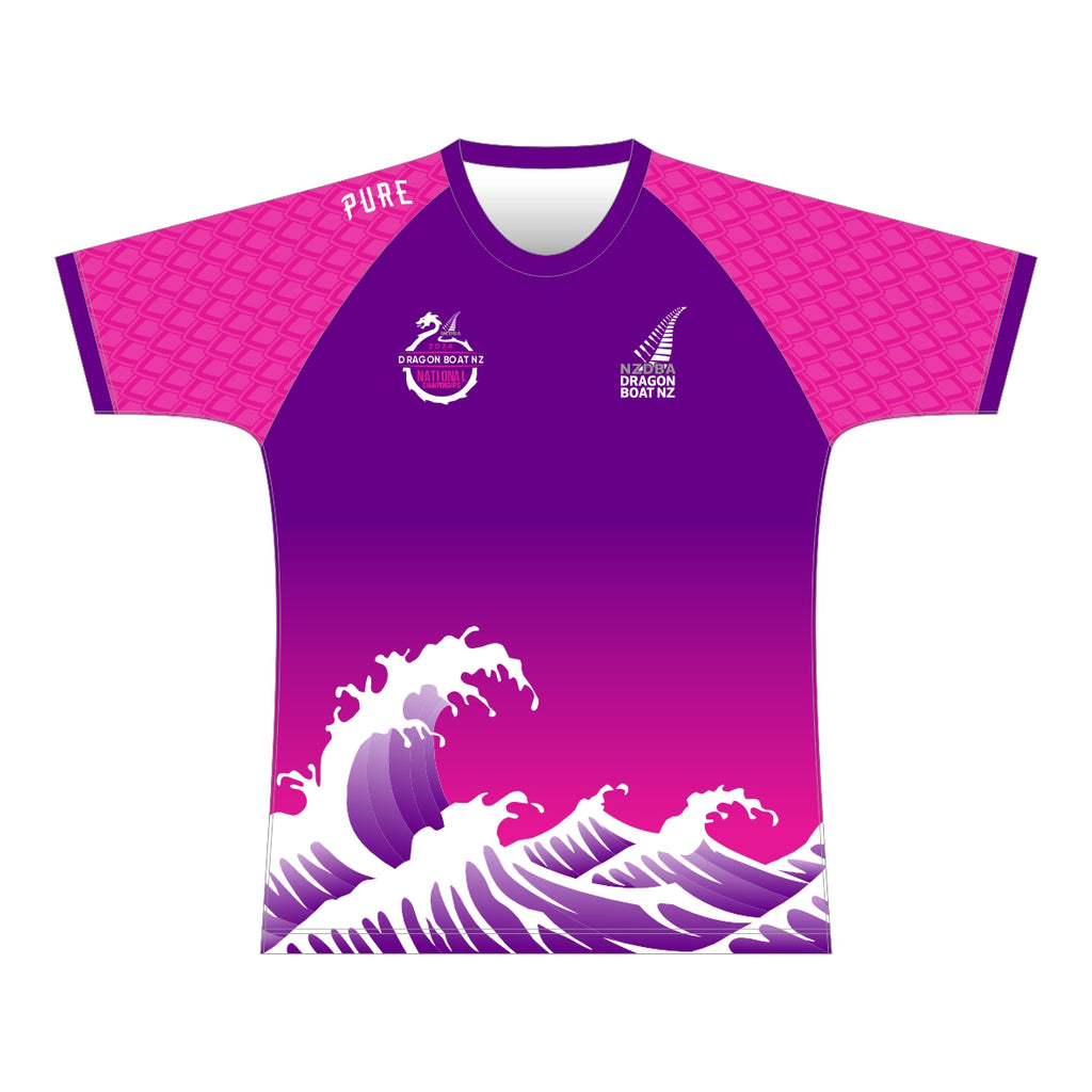 2024 Dragon Boat Nationals Dry Fit Tee 1 - Purple
