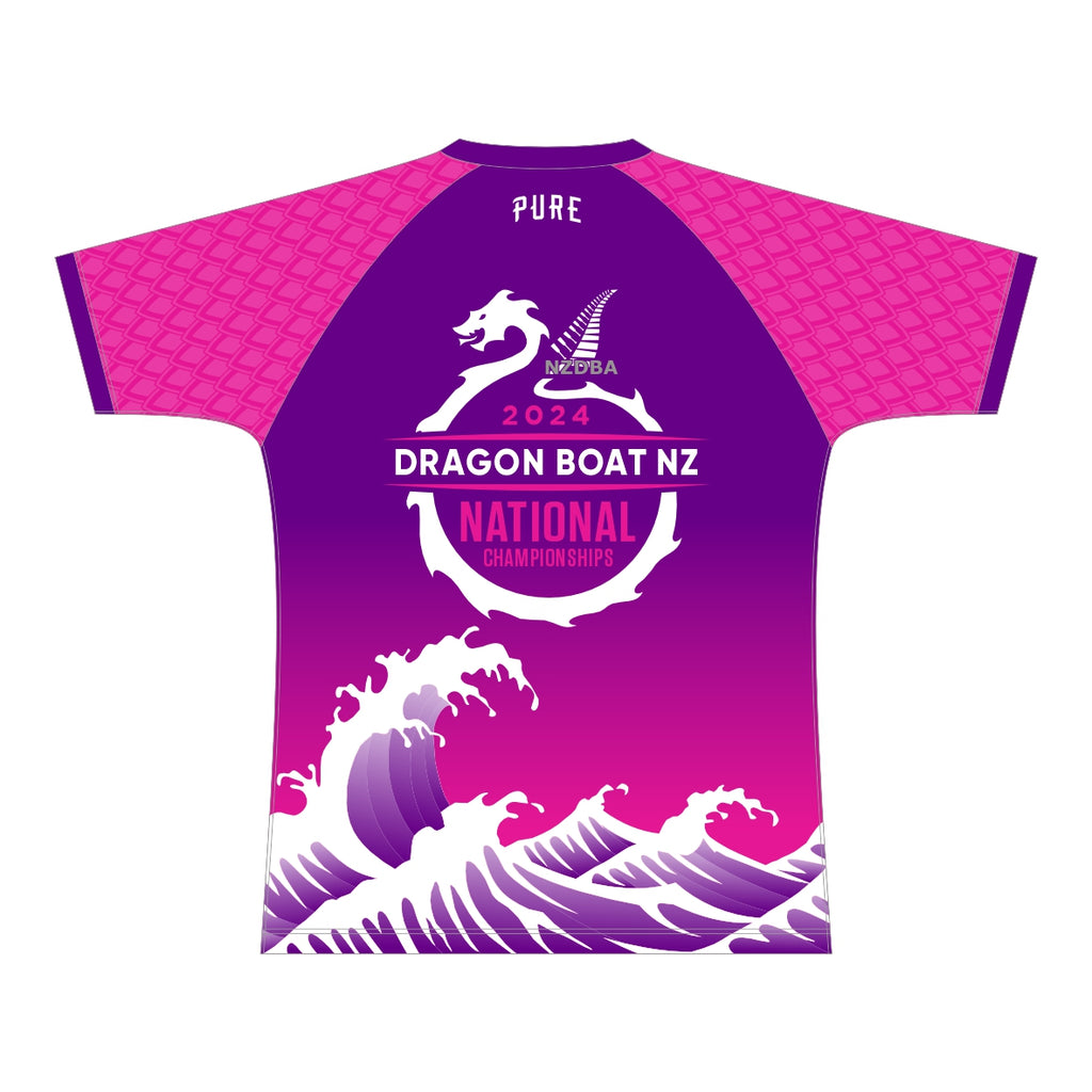 2024 Dragon Boat Nationals Dry Fit Tee 1 - Purple