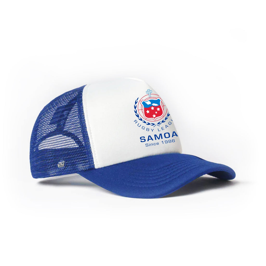 Samoa Rugby League Cap - Royal Blue & White