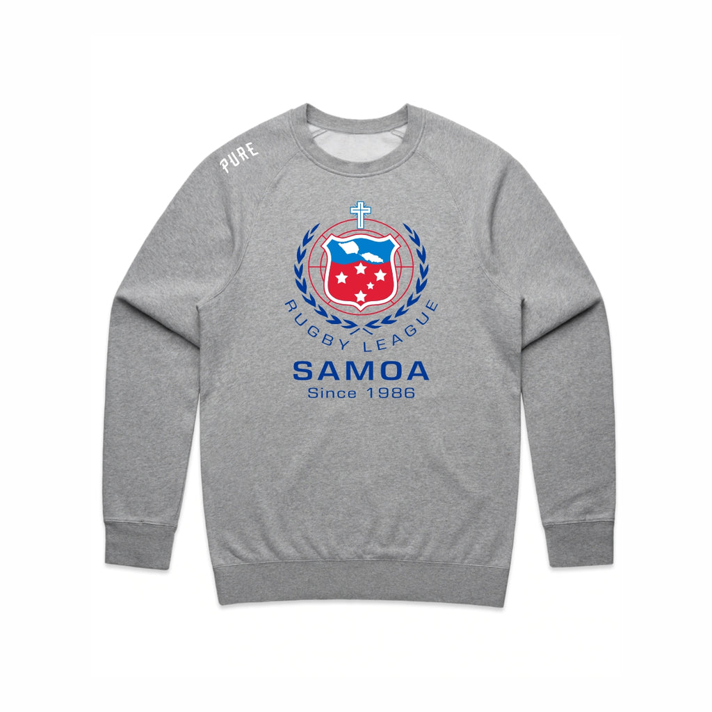 Samoa Rugby League Crew - Grey Marle