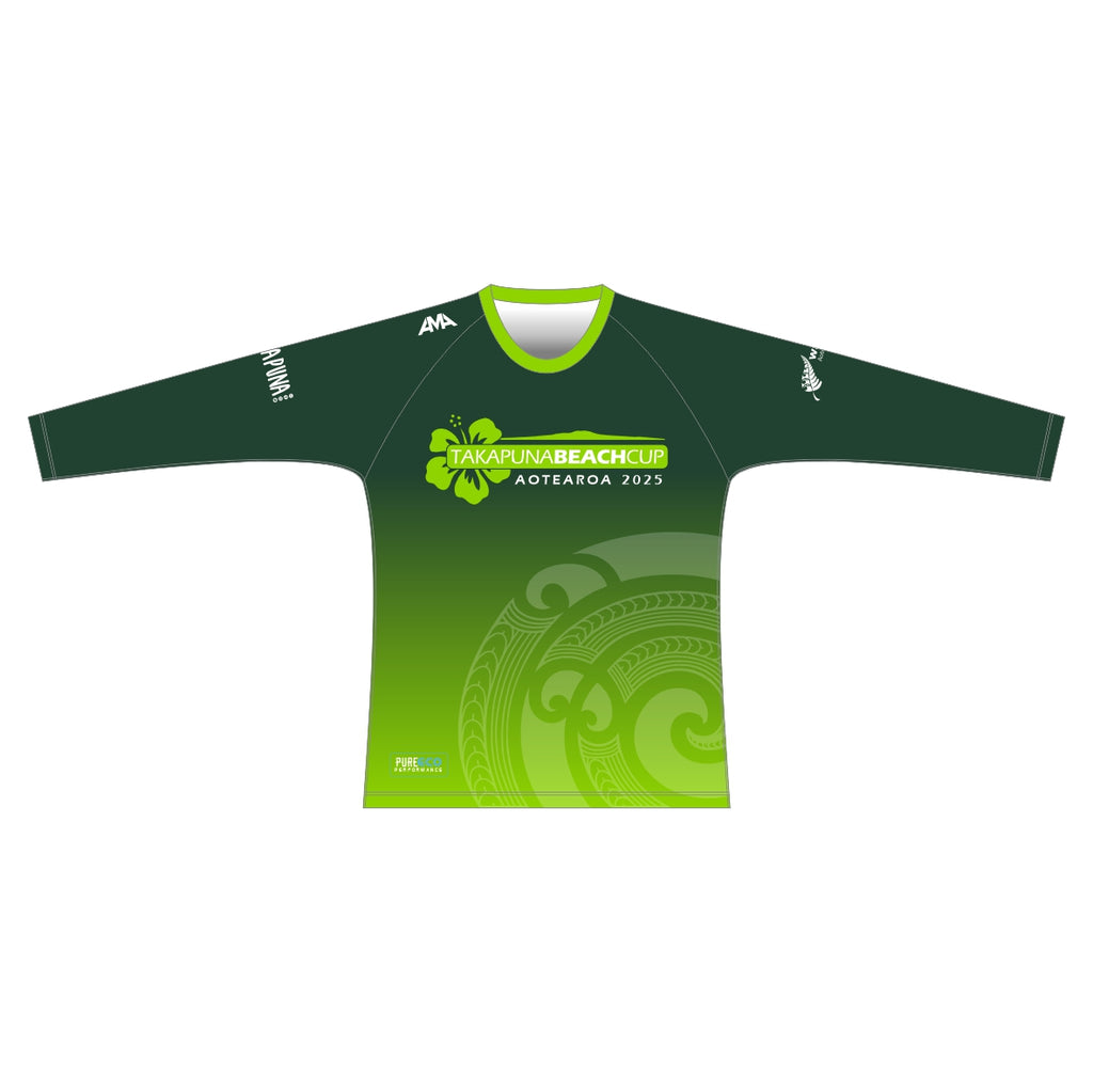 2025 Takapuna Cup - Sublimated LS Tee - Green