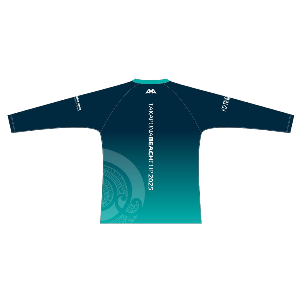 2025 Takapuna Cup - Sublimated LS Tee - Navy