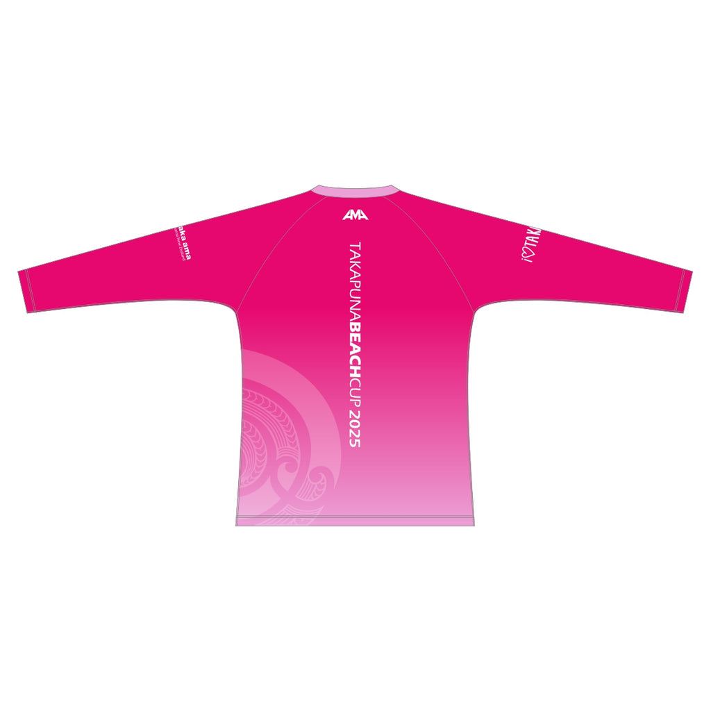 2025 Takapuna Cup - Sublimated LS Tee - Pink