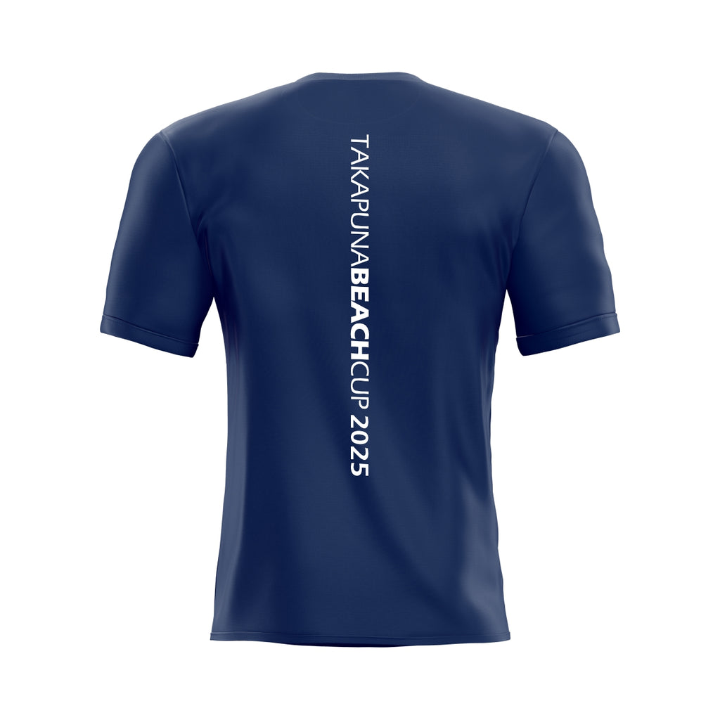 2025 Takapuna Cup - Dry Fit Printed Tee - Navy