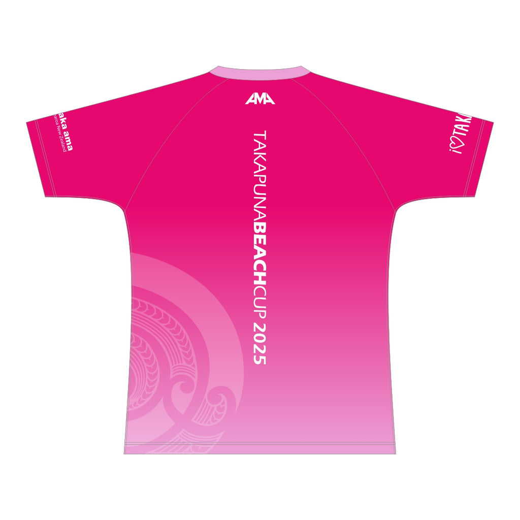 2025 Takapuna Cup - Sublimated Tee - Pink