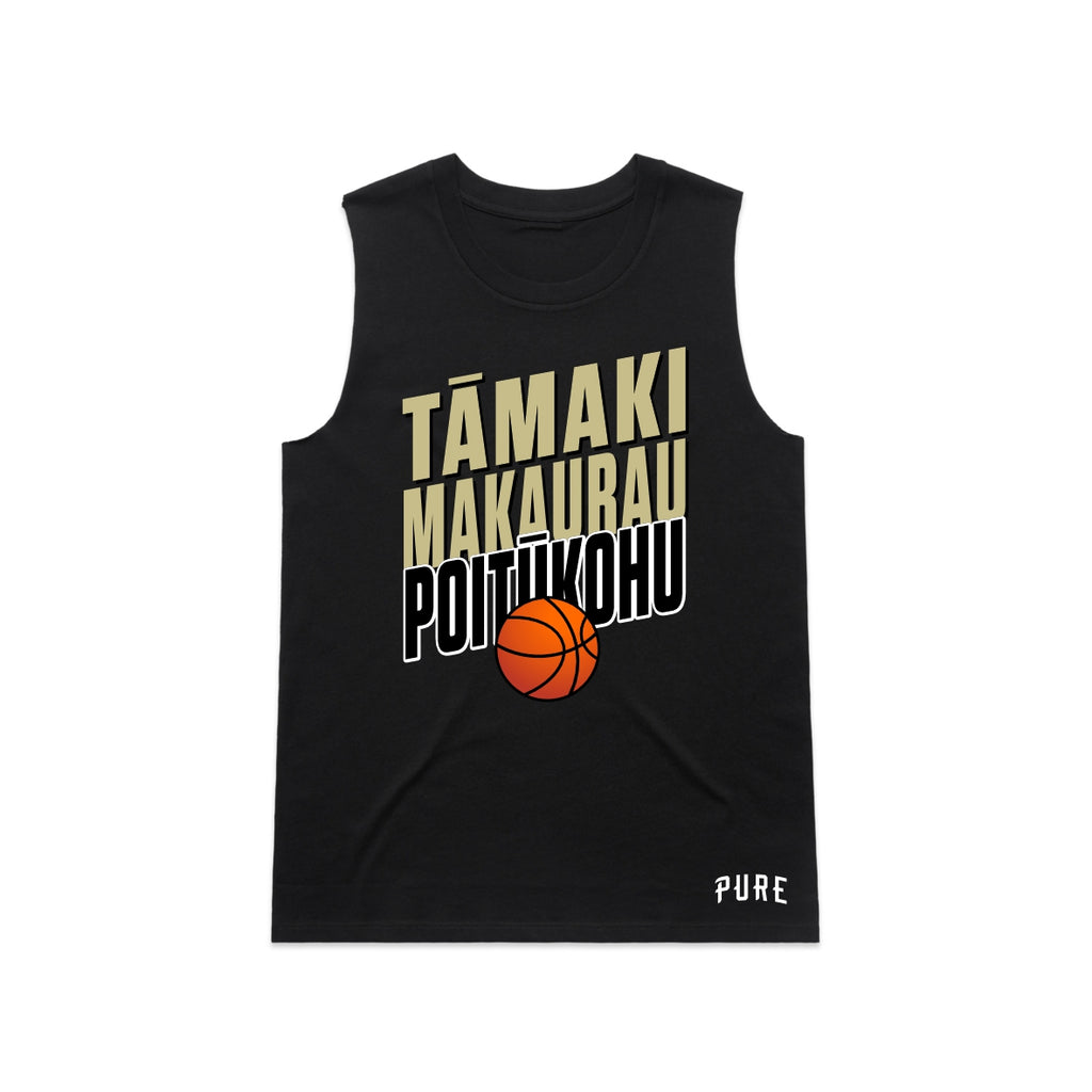 Tāmaki Makaurau Poitūkohu Ladies Tank - Black