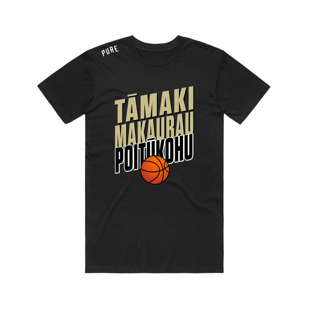 Tāmaki Makaurau Poitūkohu Tee - Black