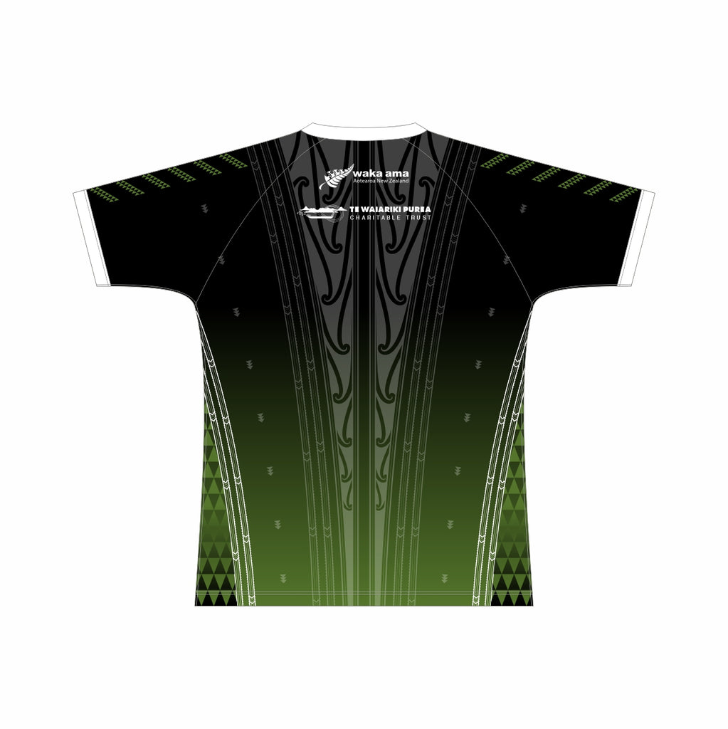 2025 Waka Ama Secondary School Nationals - Sublimated Tee - Black