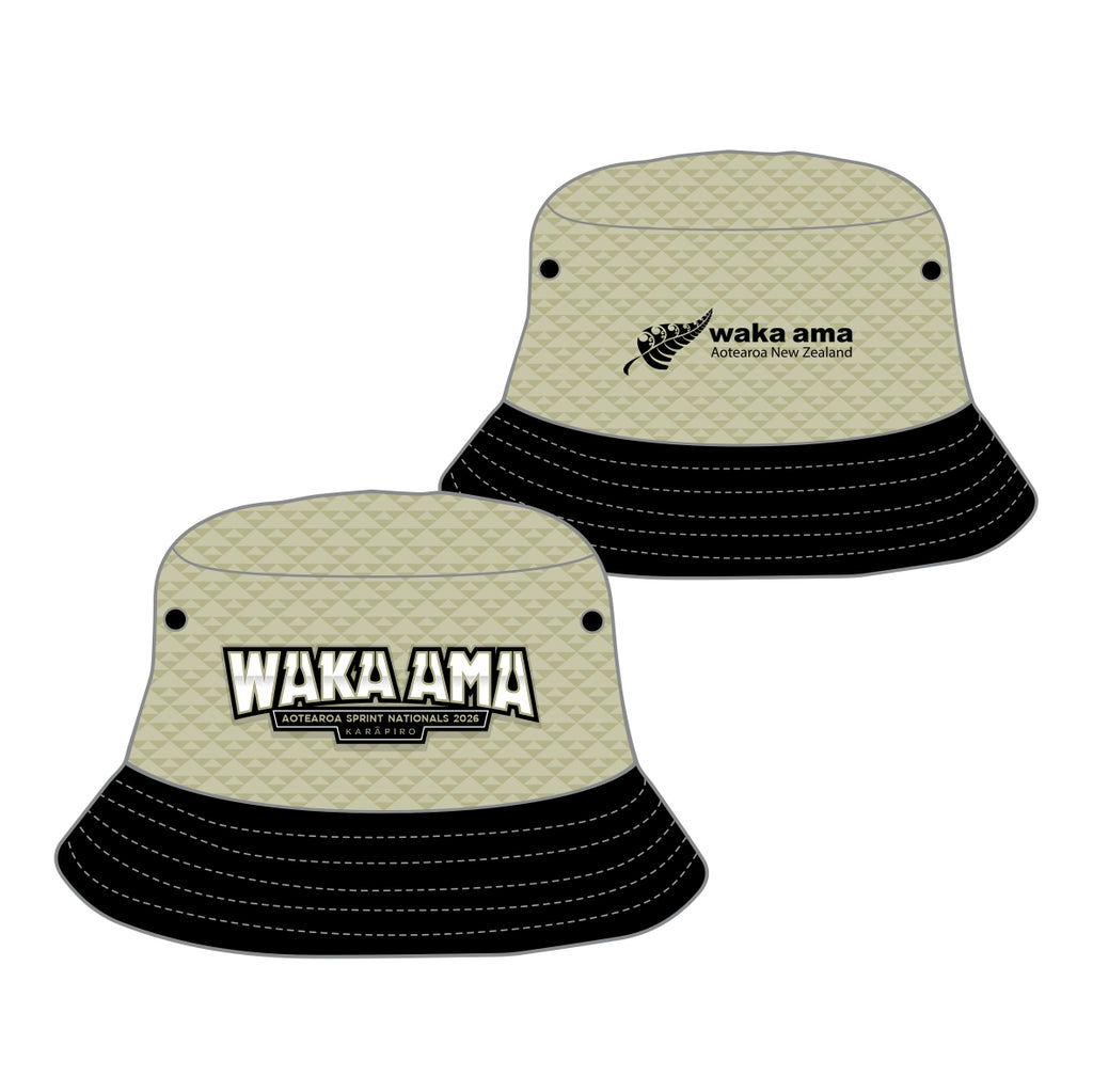2026 Waka Ama Sprint Nationals - Reversible Bucket Hat