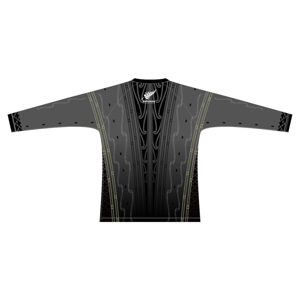 2026 Waka Ama Sprint Nationals - Sublimated LS Tee - Black
