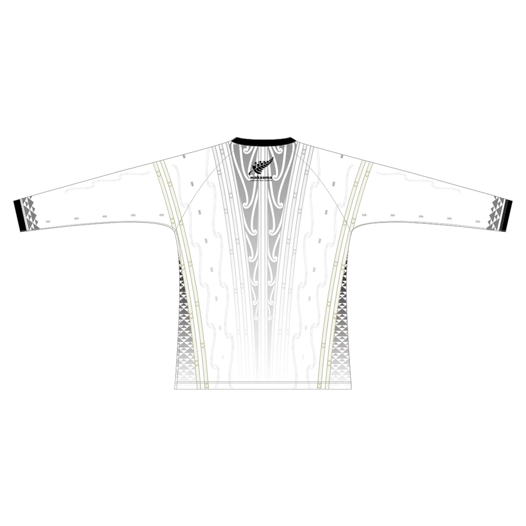 2026 Waka Ama Sprint Nationals - Sublimated LS Tee - White