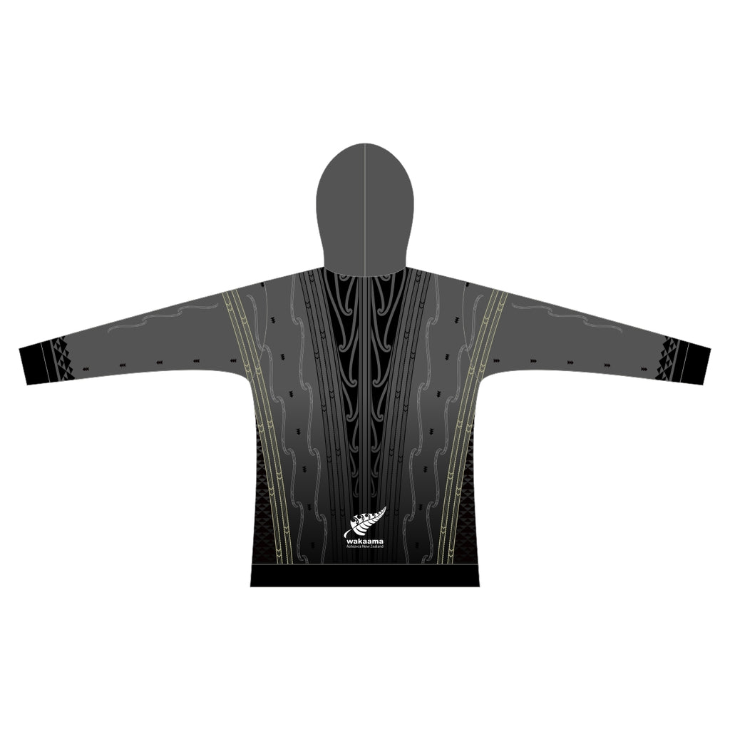 2026 Waka Ama Sprint Nationals - Sublimated Hoodie - Black