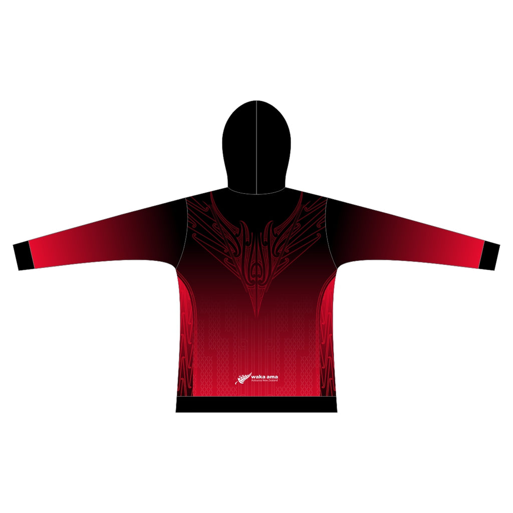 2025 Waka Ama Sprint Nationals - Sublimated Hoodie - Red