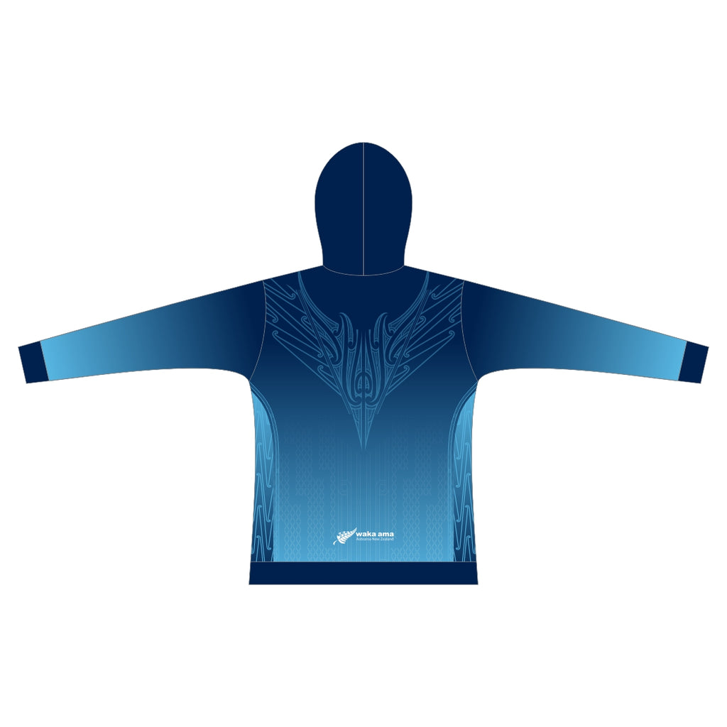 2025 Waka Ama Sprint Nationals - Sublimated Hoodie - Blue