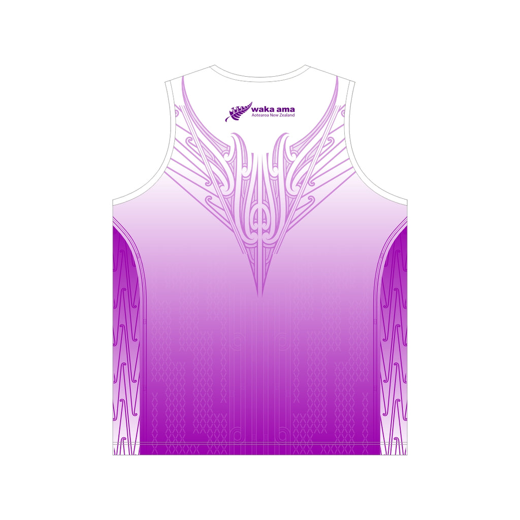 2025 Waka Ama Sprint Nationals - Sublimated Singlet - Purple