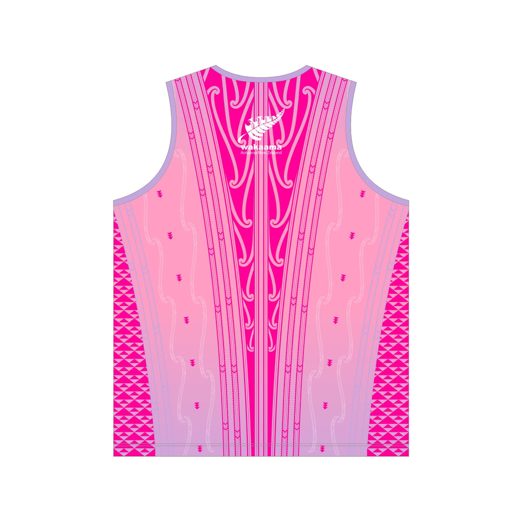 2026 Waka Ama Sprint Nationals - Sublimated Singlet - Pink