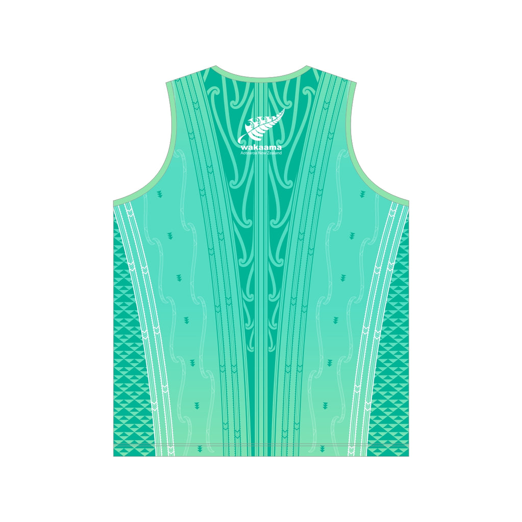 2026 Waka Ama Sprint Nationals - Sublimated Singlet - Teal
