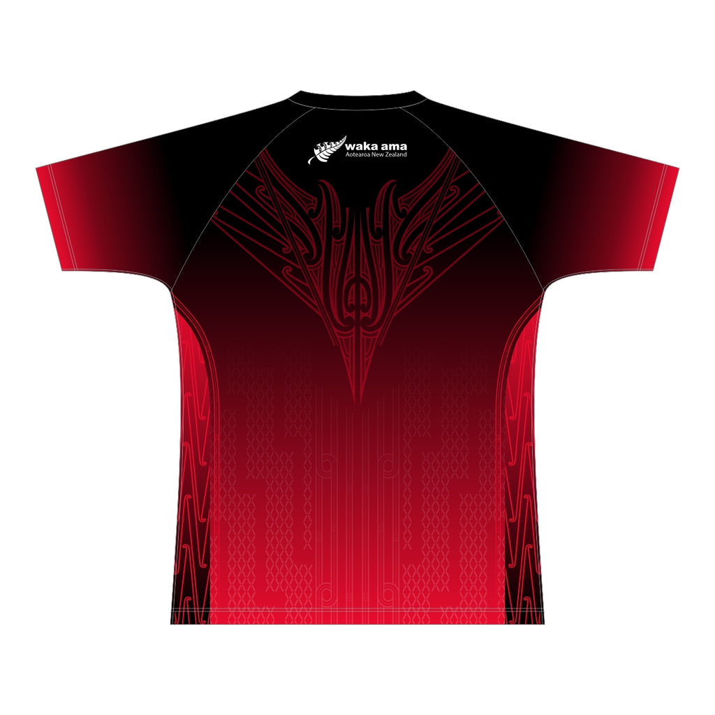 2025 Waka Ama Sprint Nationals - Sublimated Ladies Tee - Red