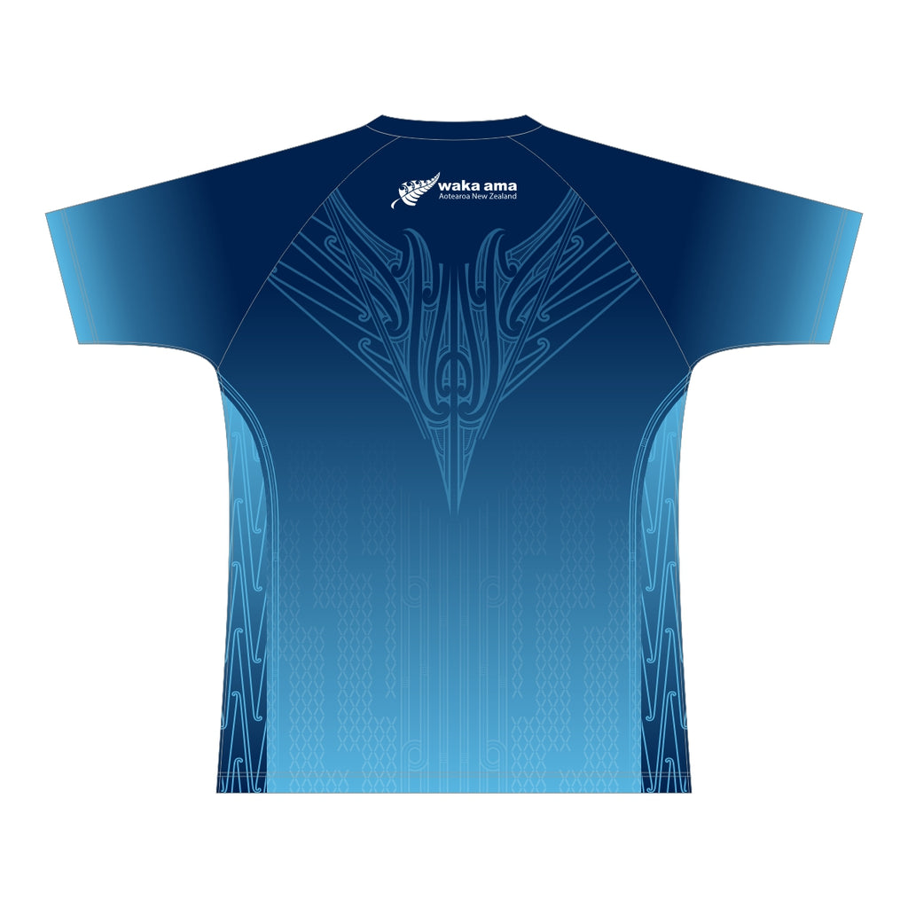 2025 Waka Ama Sprint Nationals - Sublimated Tee - Blue