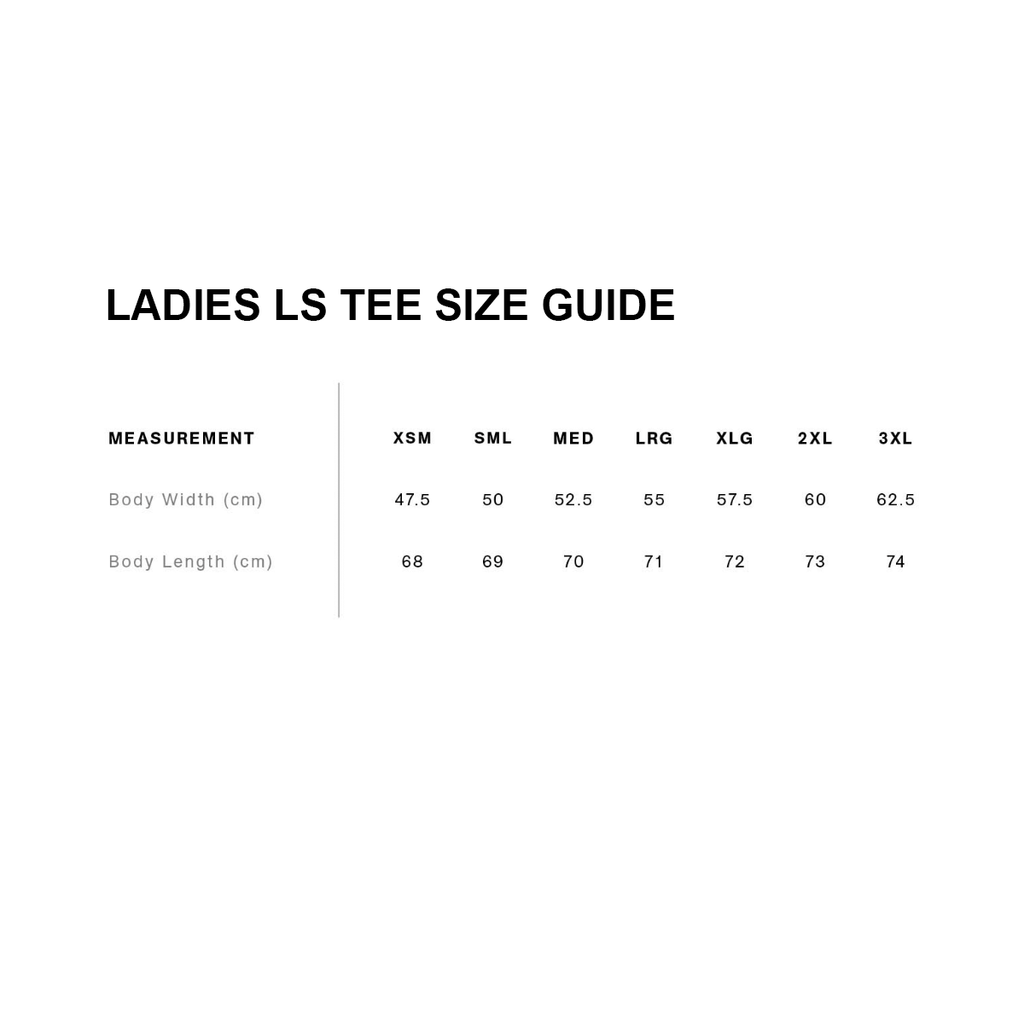 2024 World Sprints Ladies LS Tee - Grey Marle