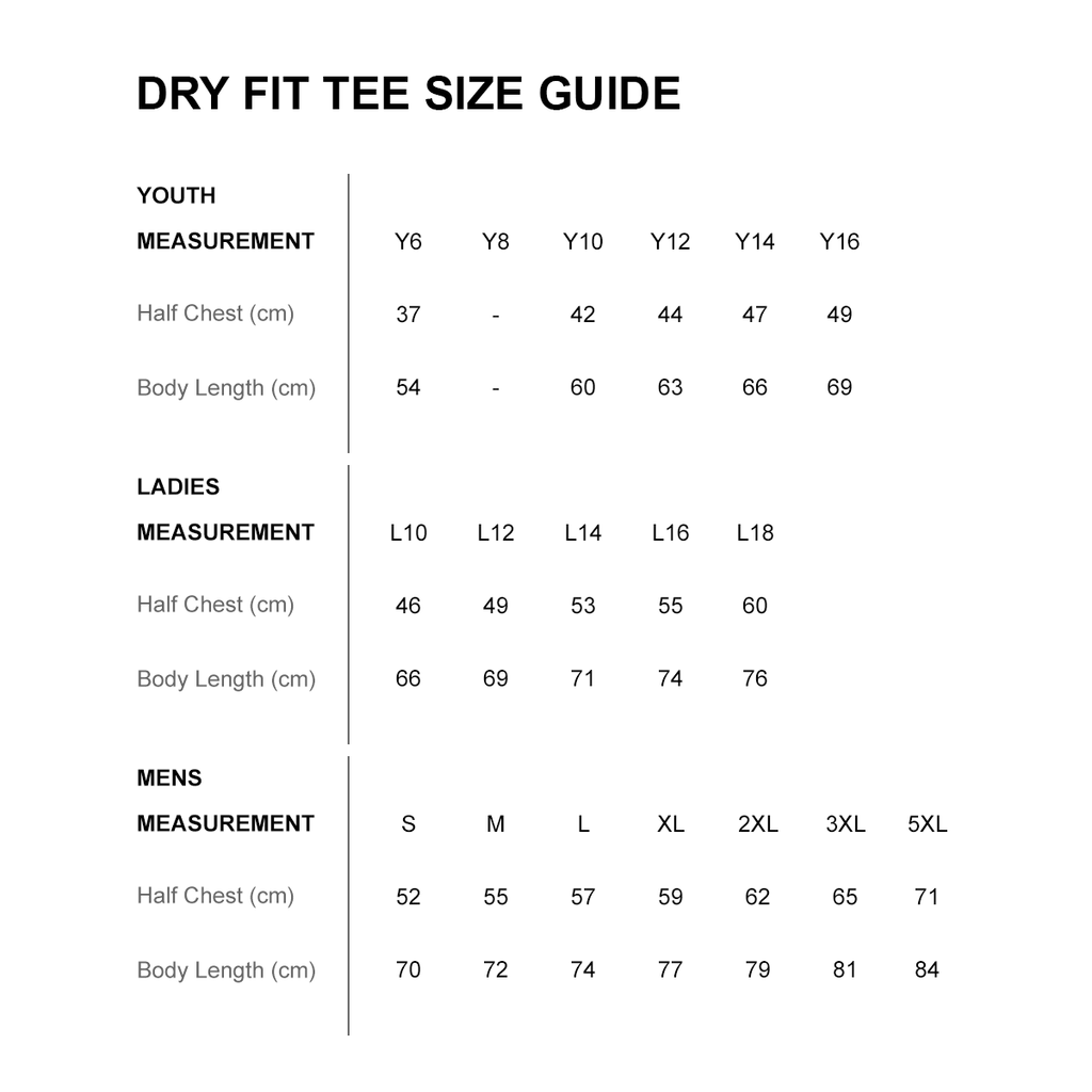 Secondary Schools Waka Ama Nationals - Dry Fit Printed Tee - Black