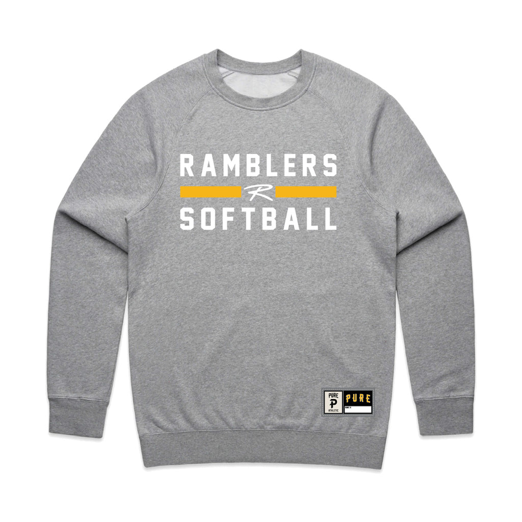 Ramblers Softball Crew - Grey Marle