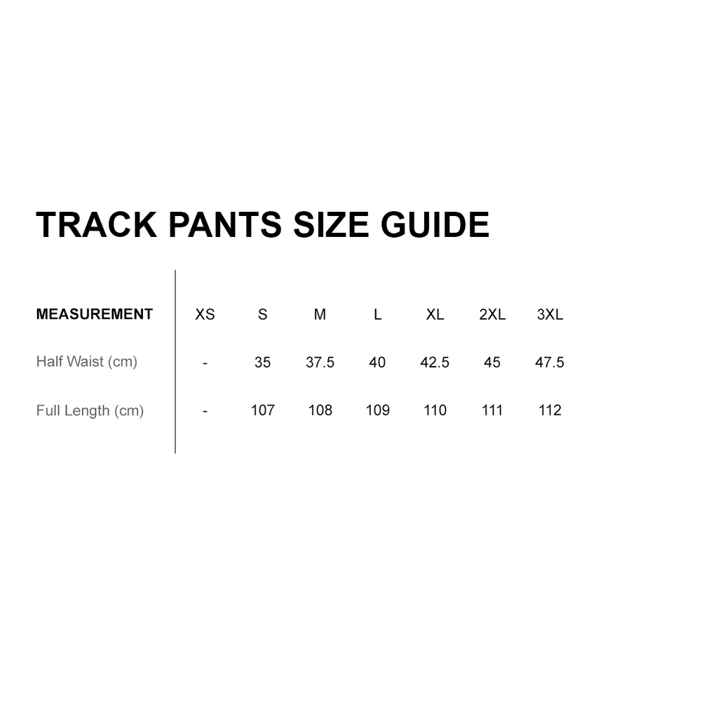 Waikato Softball Track Pants - Black
