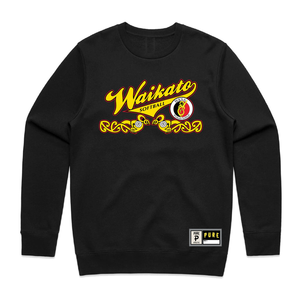 Waikato Softball Crew - Black